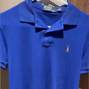 Polo by Ralph Lauren blue shirt.
